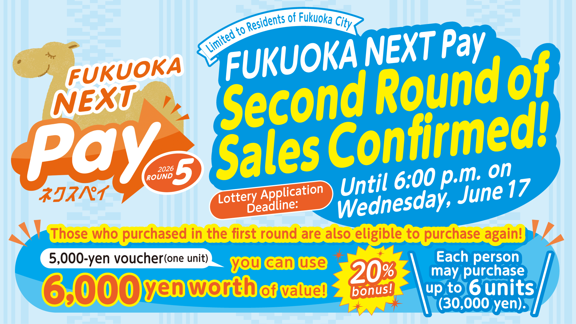 FUKUOKA NEXT Pay | Fukuoka City Premium Electronic Vouchers